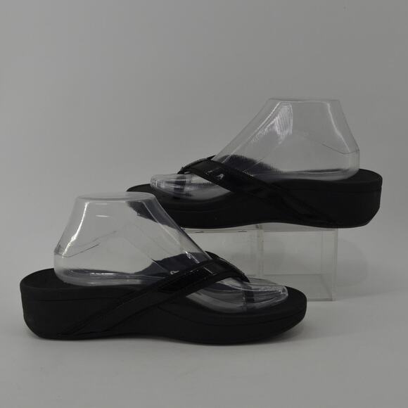 Vionic High Tide Womens Size 9 Black Flip Flop Thong Sandals - Picture 8 of 12